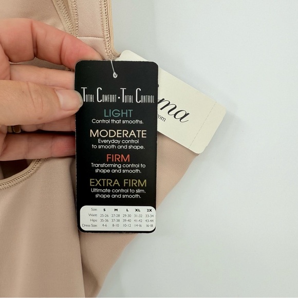 Soma TC Fine Torsette Bodybriefer BodySuit in Cupid Nude Size XL - Picture 7 of 13